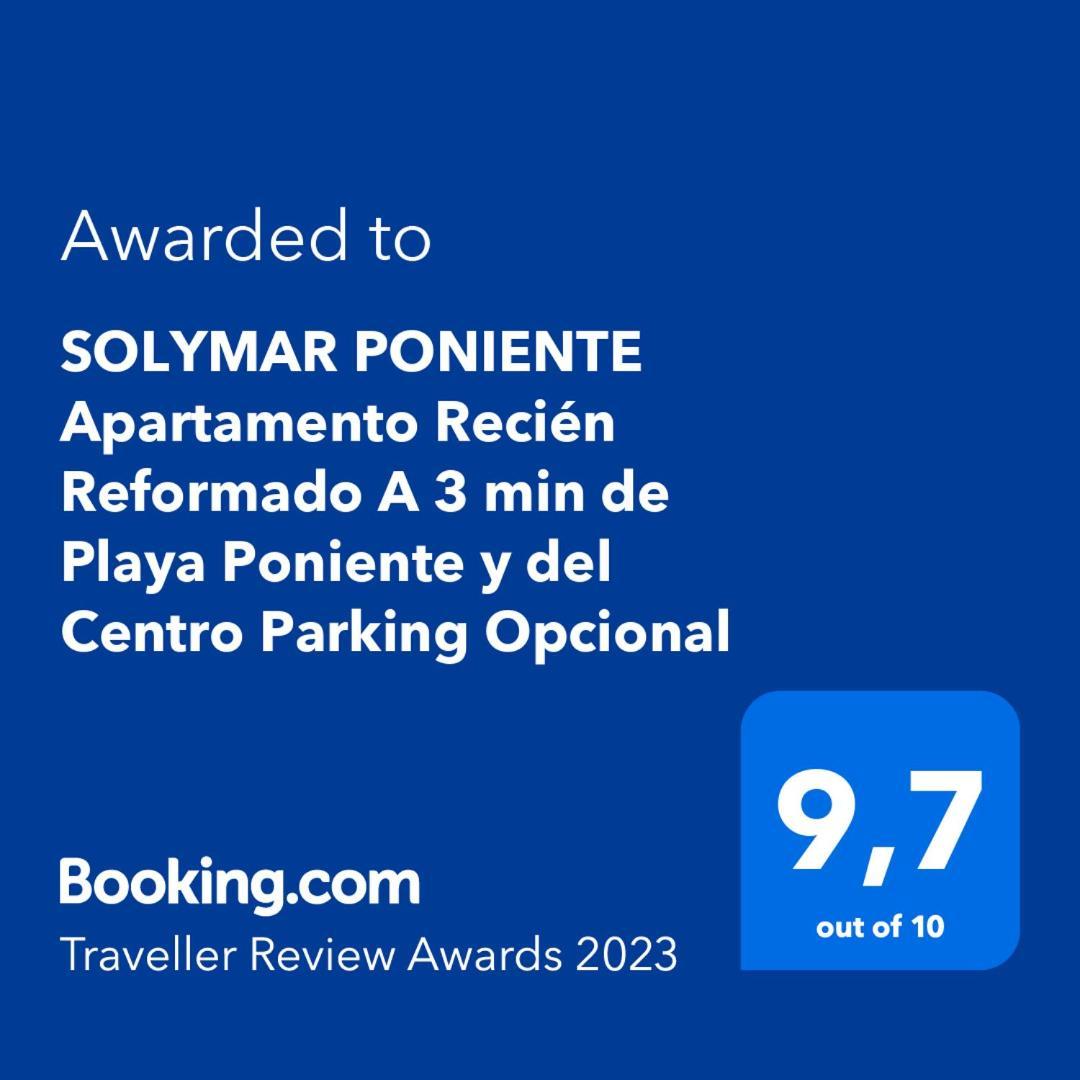 Solymar Poniente Apartamento Recien Reformado A 3 Min De Playa Poniente Y Del Centro Parking Opcional Μπένιντορμ Εξωτερικό φωτογραφία